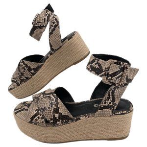 Tan Black Leather Platform Sandals | Perfect for Casual and Special Events